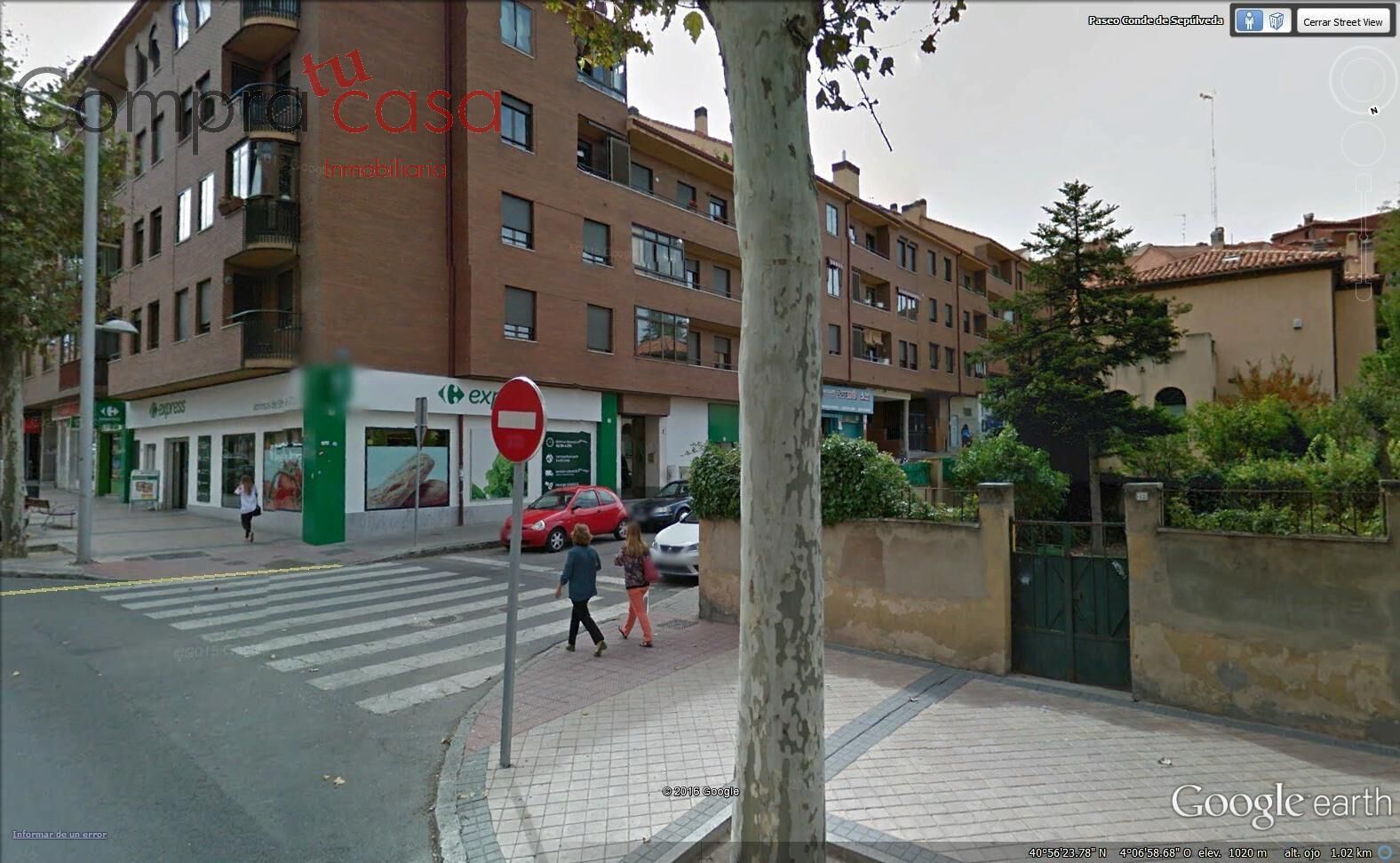Vista exterior de Residencial en venda en Segovia Capital