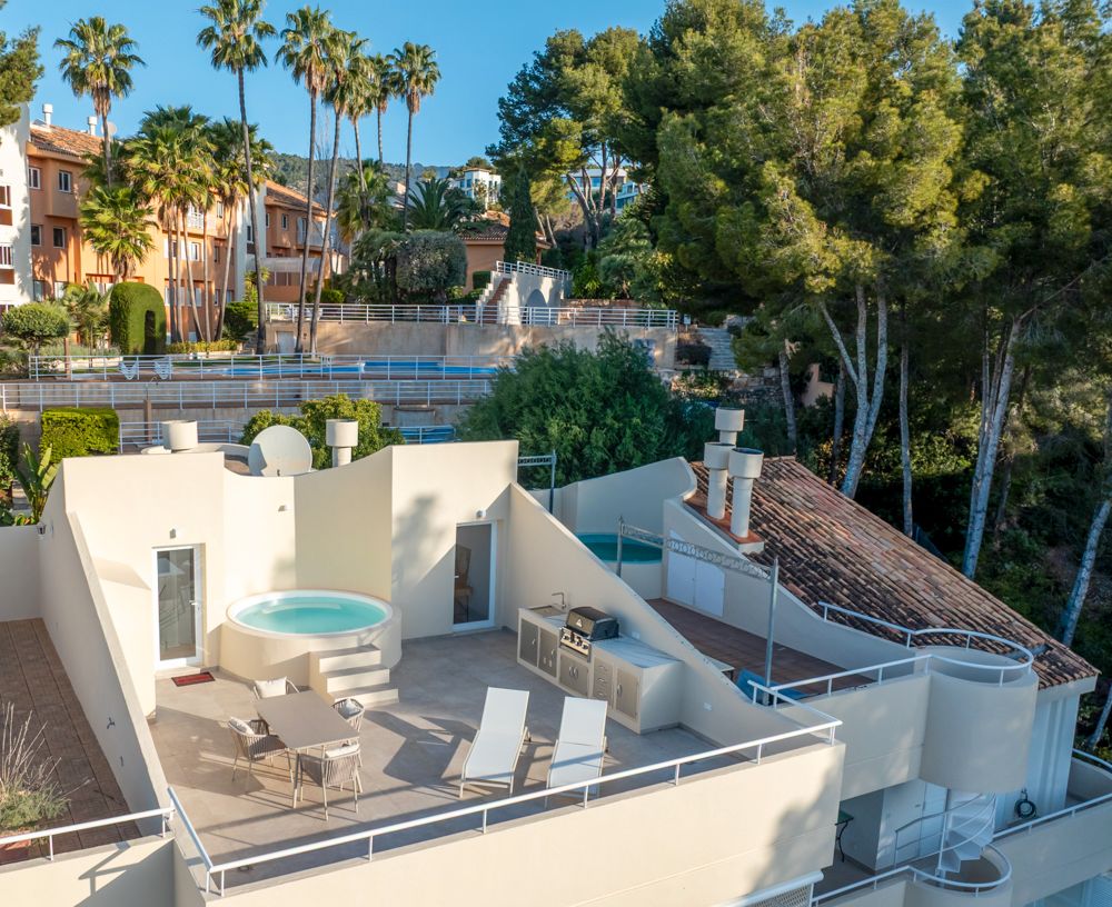 Terrace of Attic for sale in Calvià  with Parquet flooring and Community pool