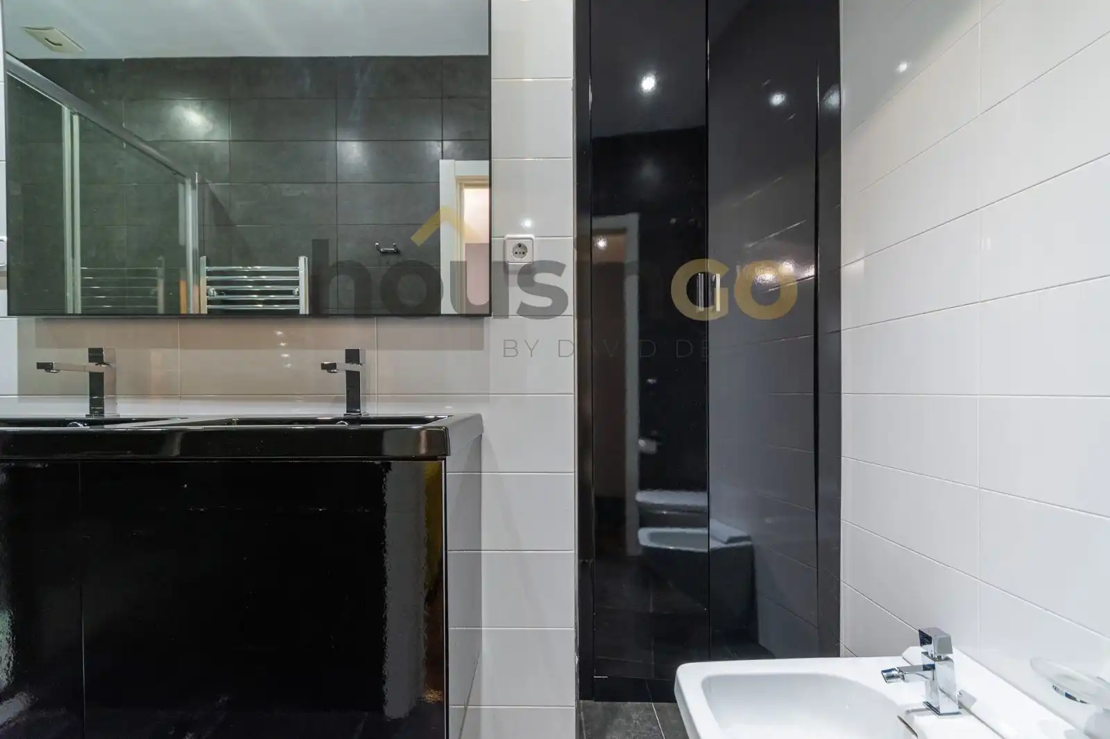 Badezimmer von Wohnung zur Miete in Madrid mit Heizung und Möbliert