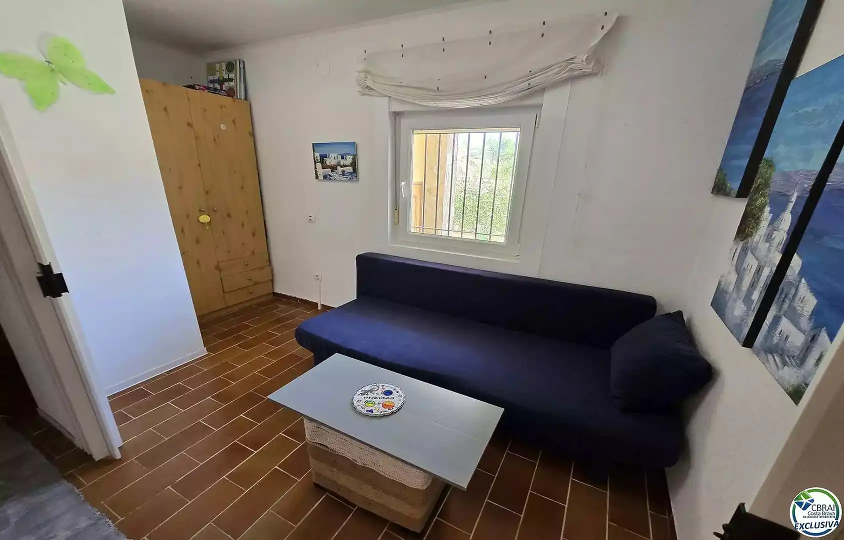 Sala de estar de Piso en venta en Empuriabrava con Aire acondicionado, Jardín privado y Amueblado