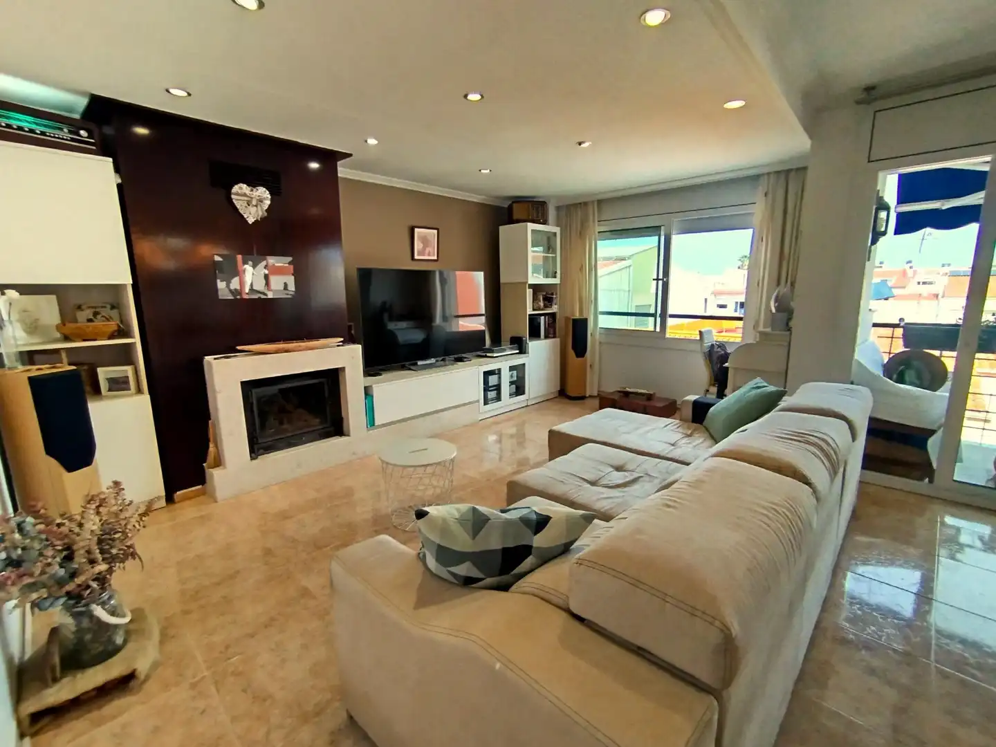 Living room of Attic for sale in Malgrat de Mar  with Terrace and Storage room