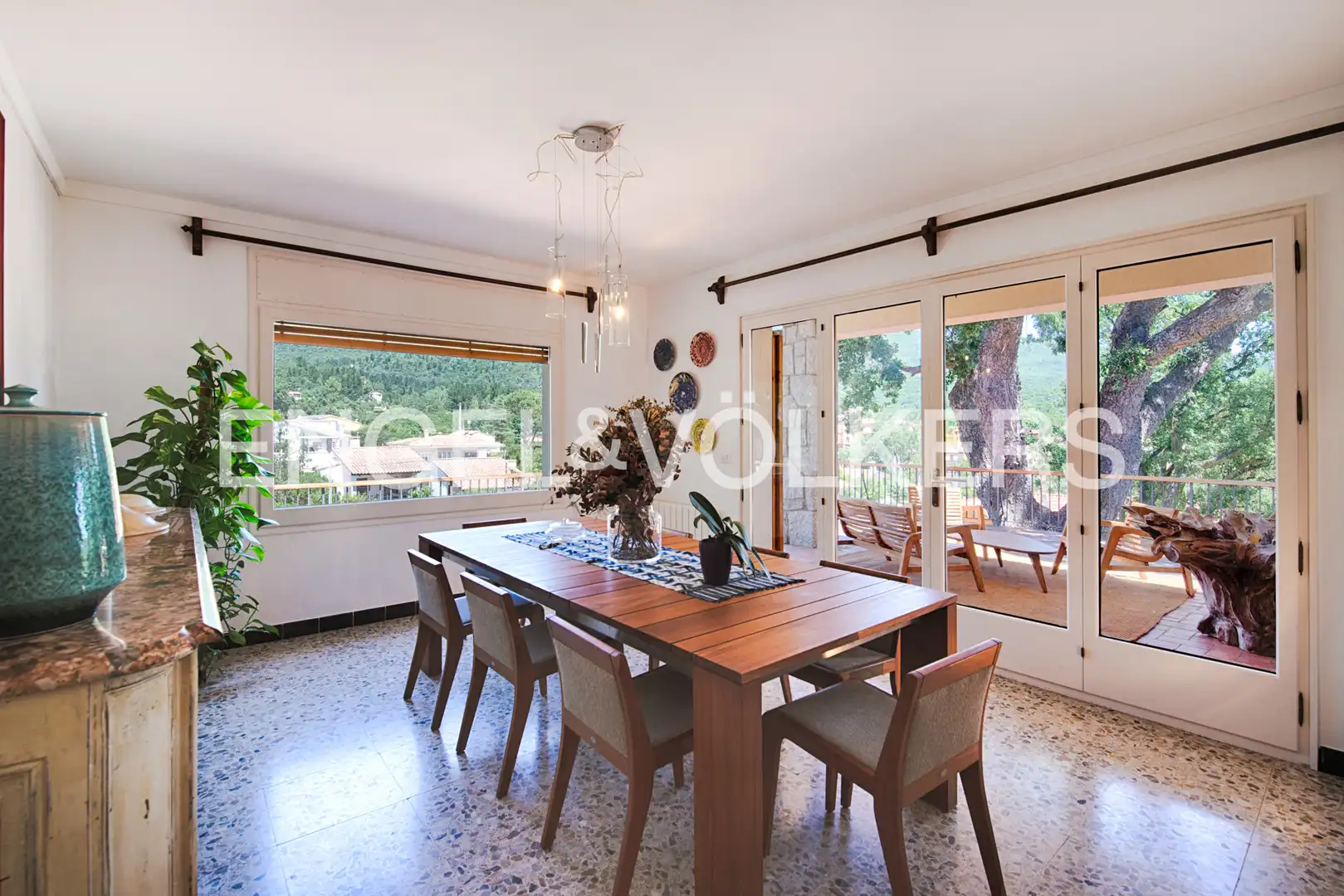Comedor de Casa o chalet en venta en Maçanet de Cabrenys con Aire acondicionado, Calefacción y Jardín privado