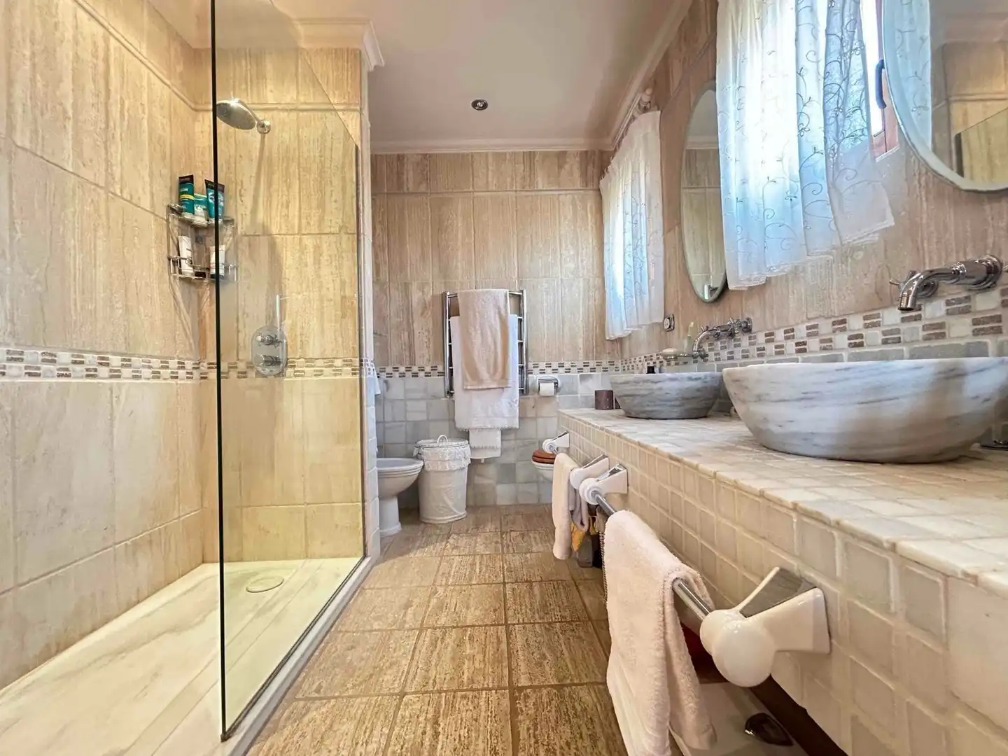Baño de Casa o chalet en venta en Cuevas del Almanzora con Aire acondicionado, Calefacción y Jardín privado