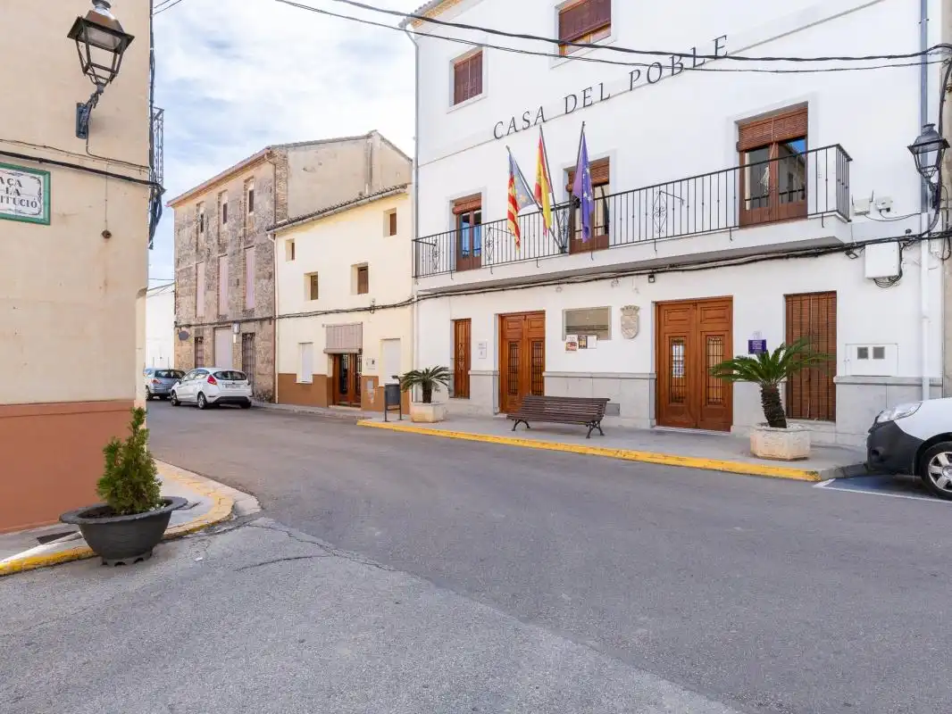 Vista exterior de Casa o xalet en venda en La Granja de la Costera amb Calefacció, Terrassa i Balcó