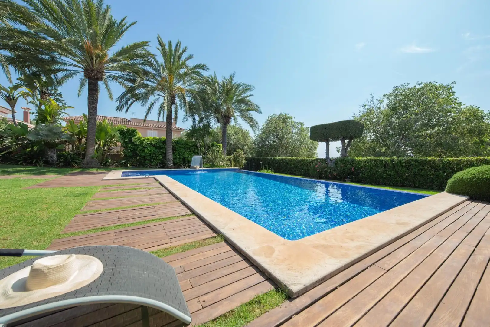 Piscina de Casa o xalet de lloguer en Marratxí amb Aire condicionat, Jardí privat i Parquet