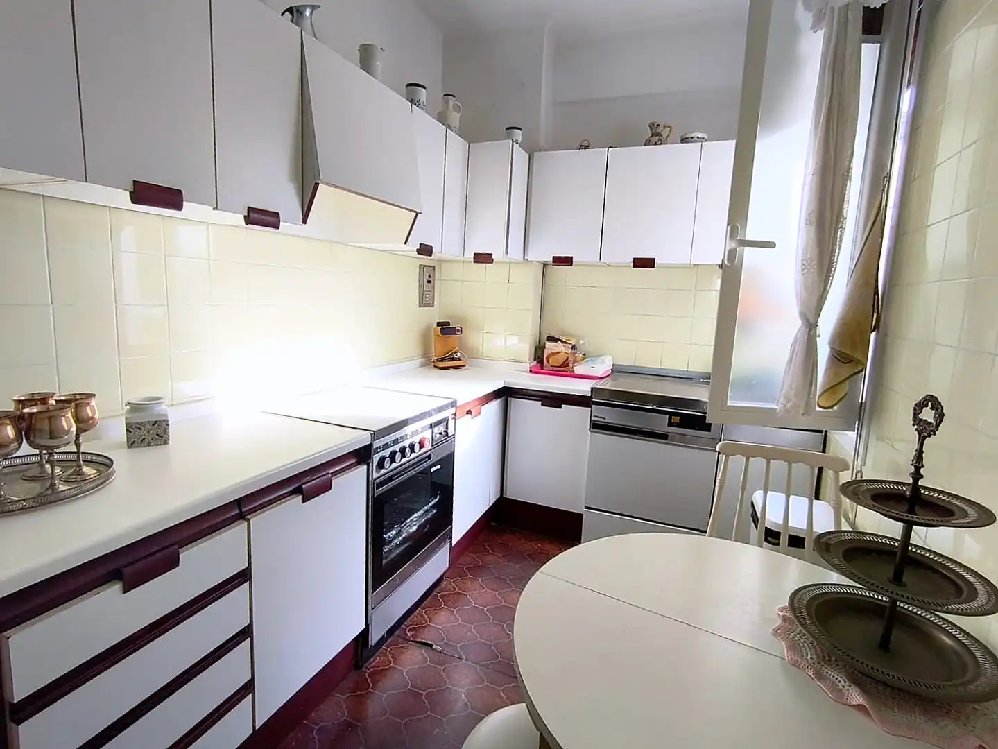 Cocina de Piso en venta en Getxo  con Amueblado y Balcón