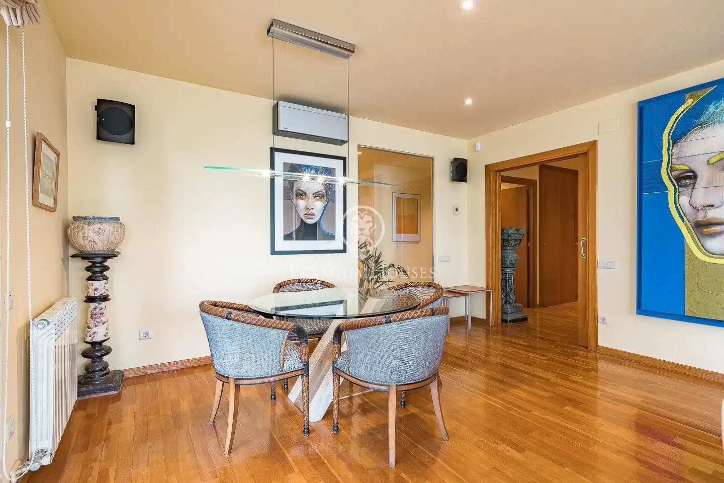 Dining room of Flat for sale in Esplugues de Llobregat  with Air Conditioner, Heating and Private garden