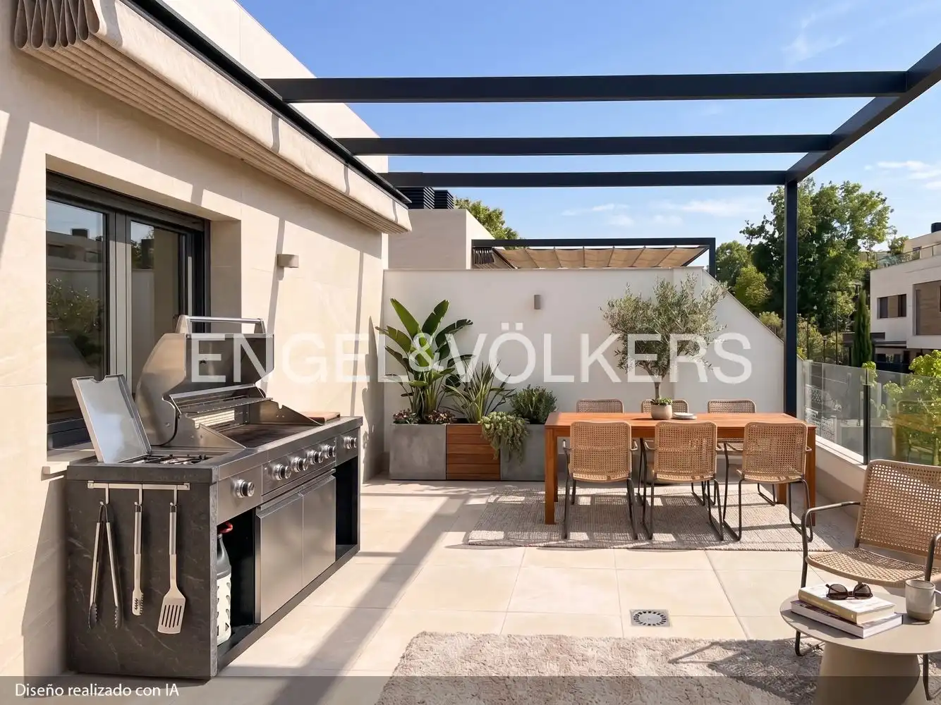 Terrace of Houses for sale in Fuente del Fresno  with Air Conditioner, Heating and Private garden