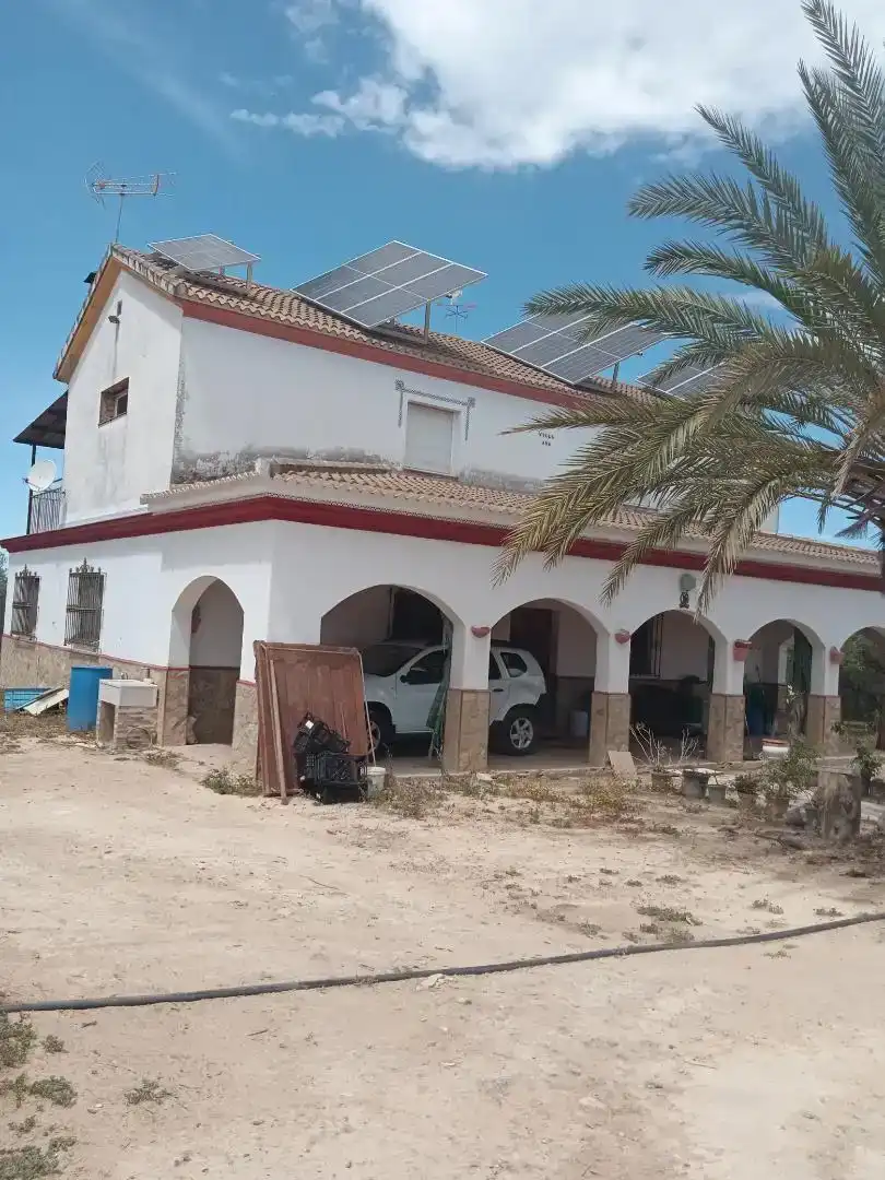 Vista exterior de Casa o xalet en venda en Aznalcázar