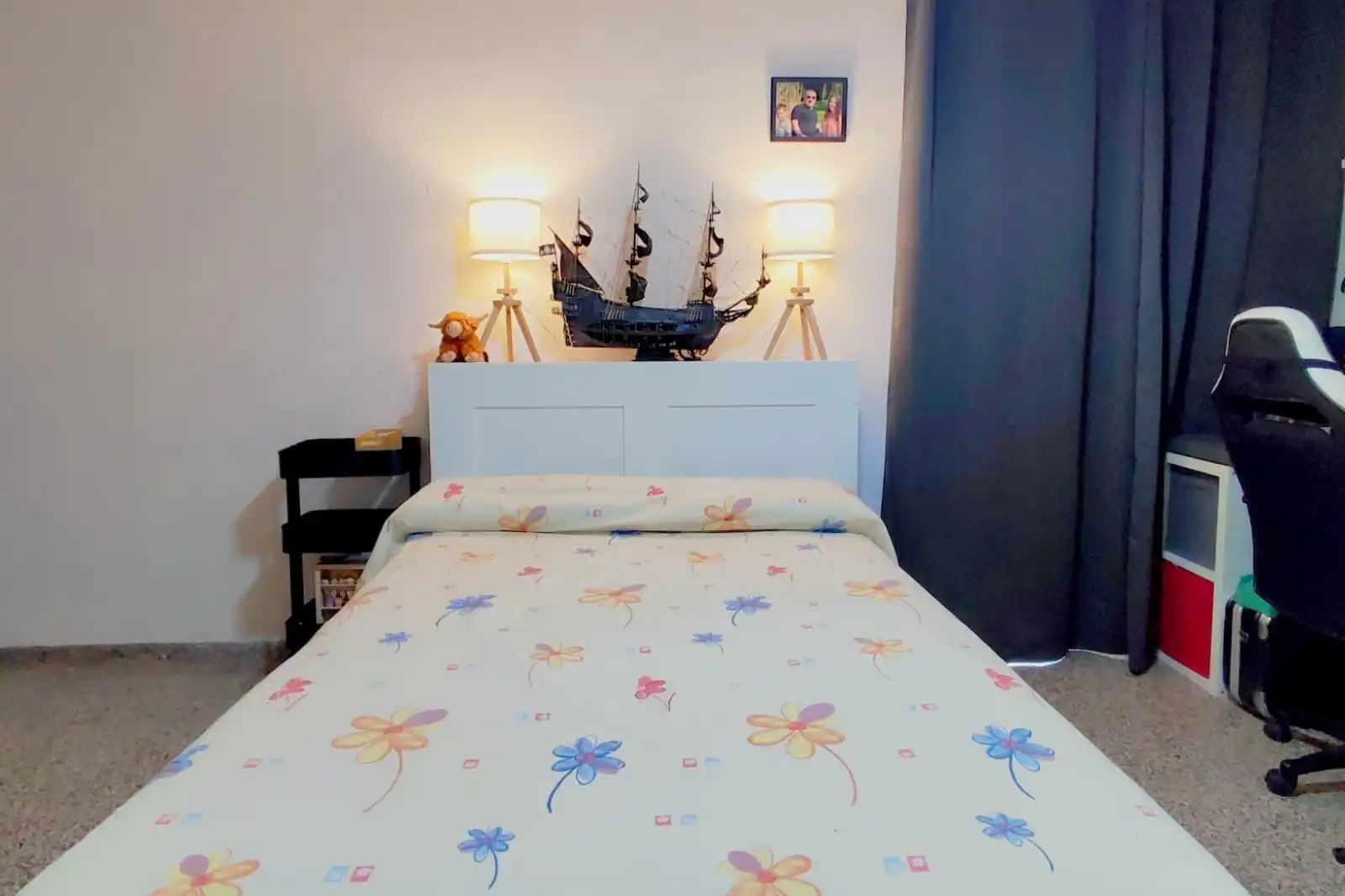 Schlafzimmer von Wohnung zum Verkauf in Valencia mit Klimaanlage, Heizung und Terrasse