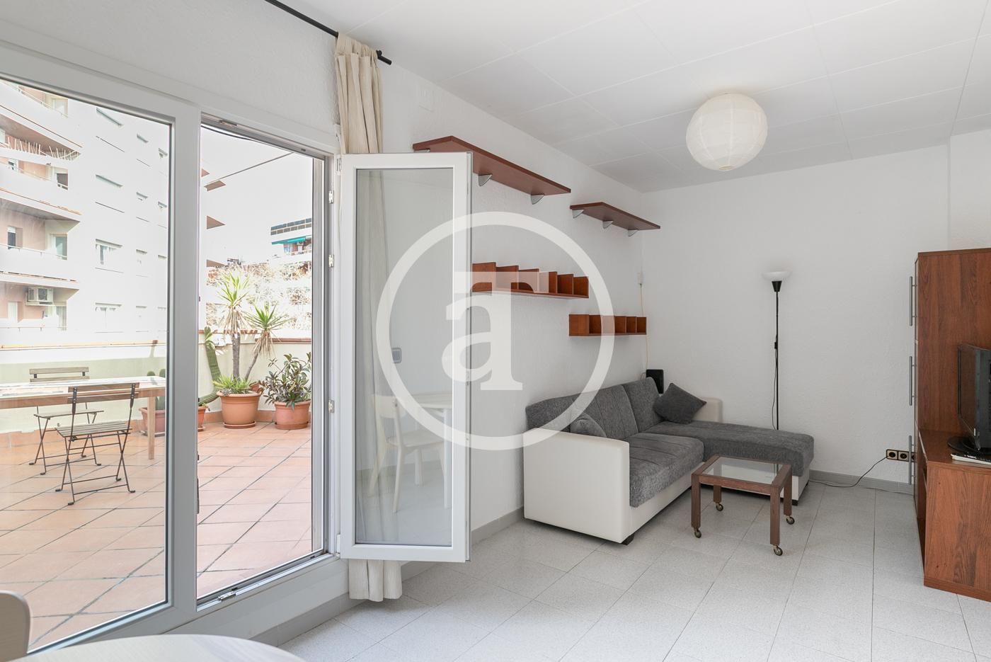 Living room of Flat to rent in  Barcelona Capital  with Heating, Furnished and Oven