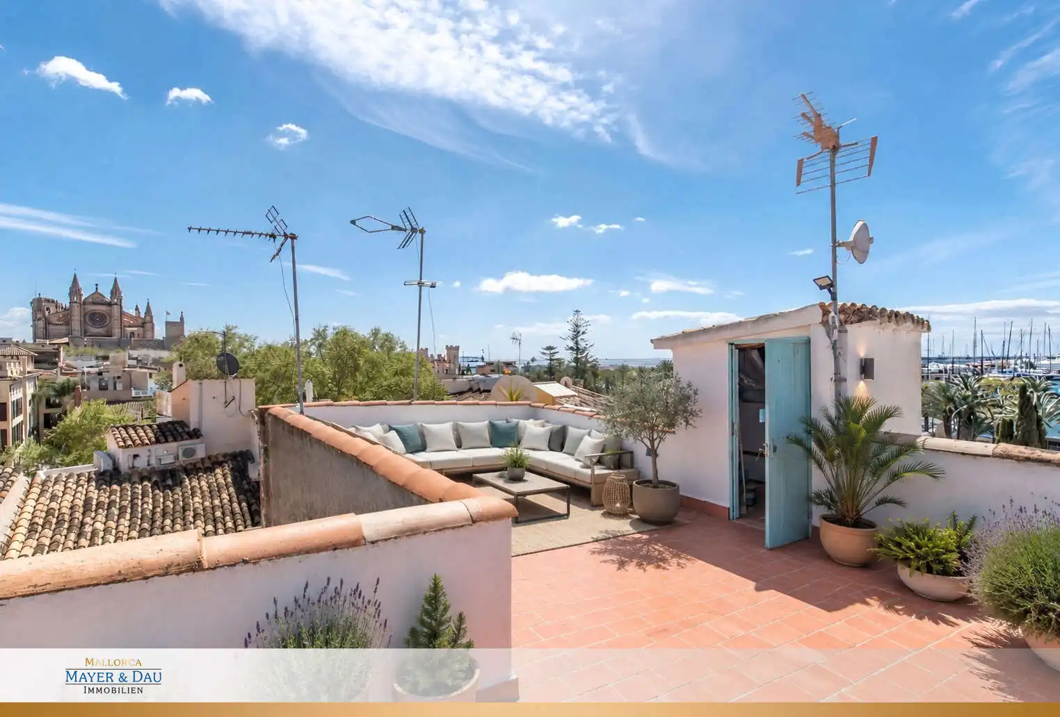 Terrassa de Pis en venda en  Palma de Mallorca amb Aire condicionat, Calefacció i Moblat