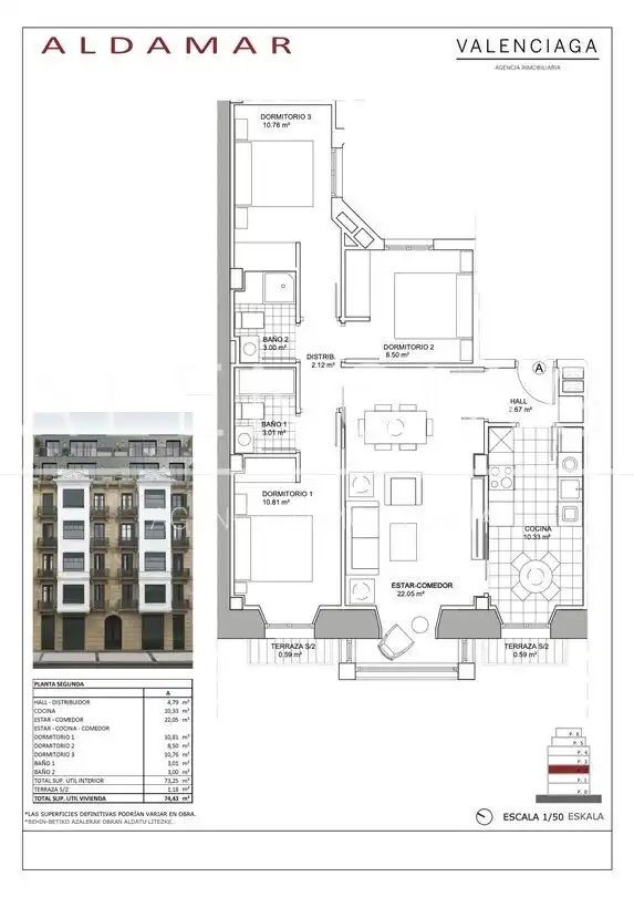Piso con terraza en venta en Parte Vieja, imagen 30