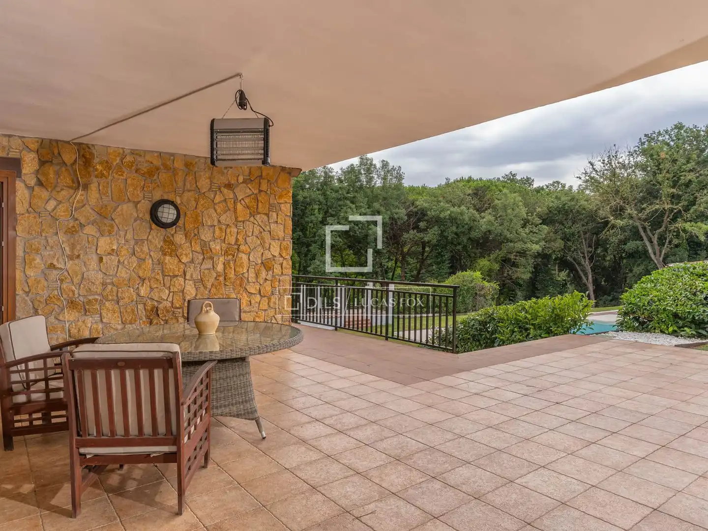 Terrassa de Finca rústica en venda en Gualba amb Calefacció, Jardí privat i Terrassa