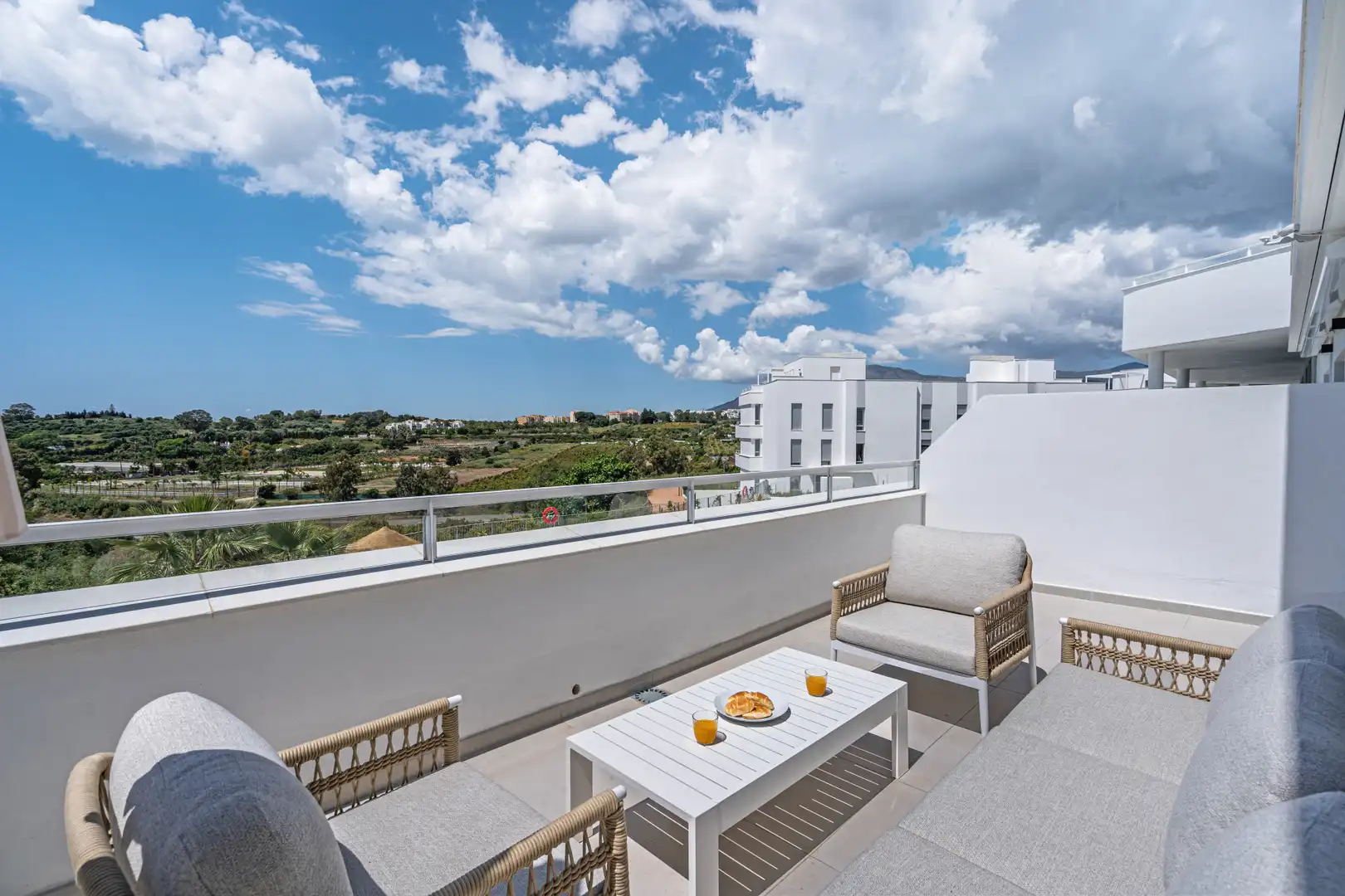 Terraza de Ático en venta en Estepona con Aire acondicionado, Terraza y Piscina