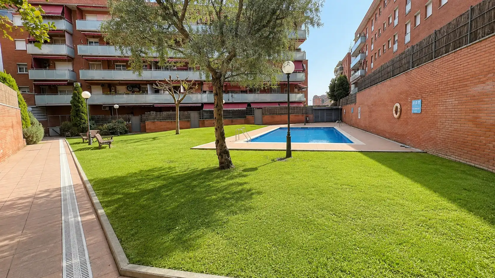 Swimming pool of Attic for sale in Ripollet  with Air Conditioner, Heating and Terrace