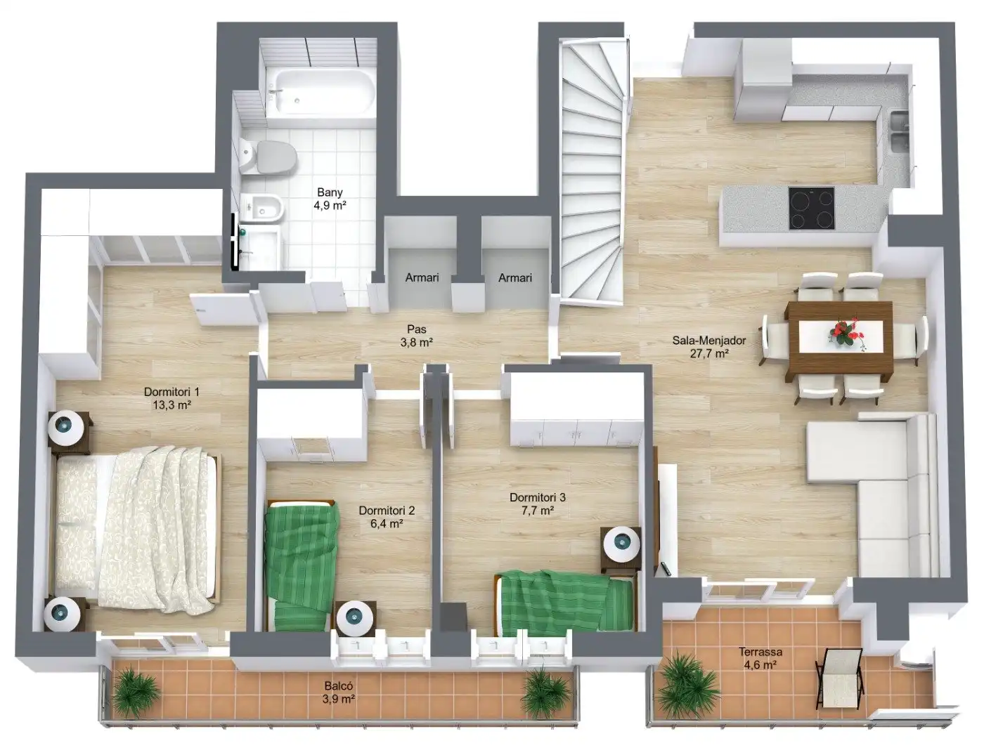 Flat with terrace for sale in Calella, imagen 6
