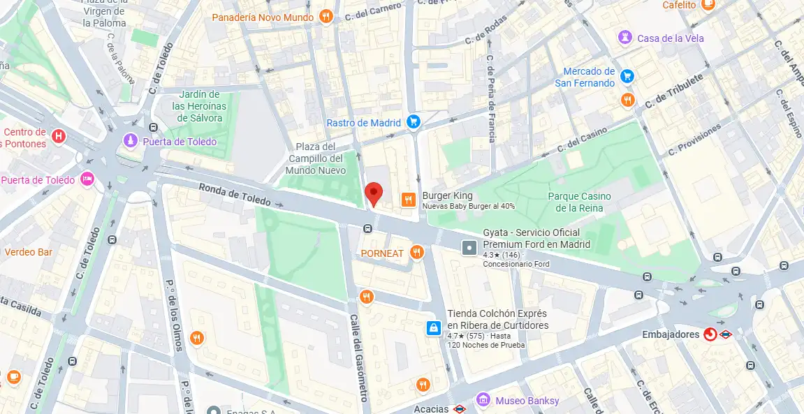 Außenansicht von Garage zur Miete in Madrid