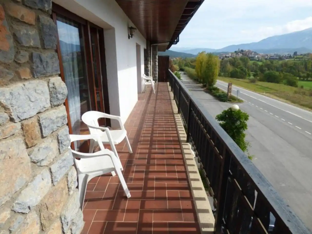 Terrasse von Wohnung zur Miete in Bellver de Cerdanya mit Möbliert und Balkon