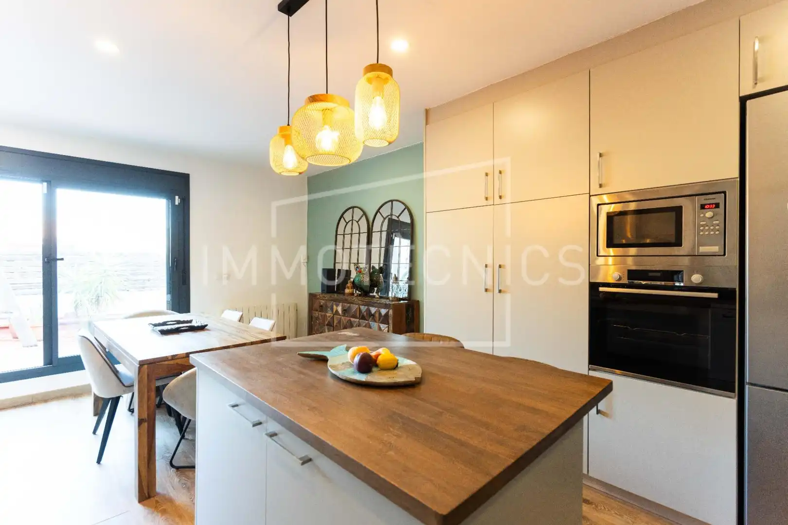 Cocina de Ático en venta en La Garriga con Calefacción y Terraza