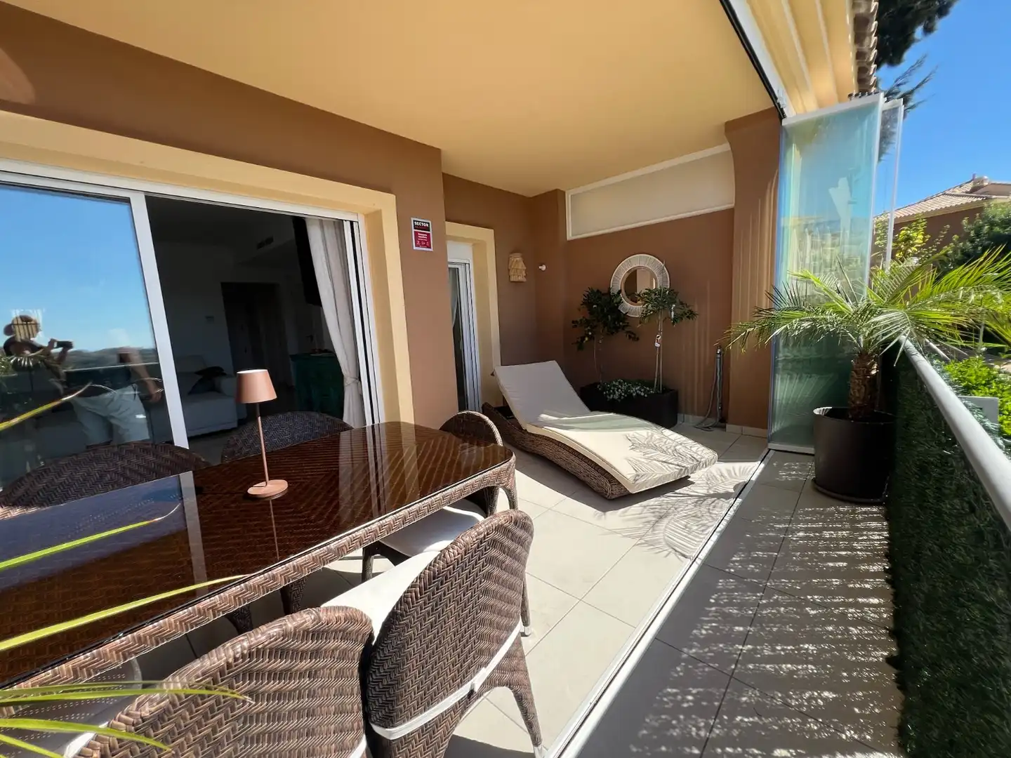 Terraza de Casa adosada en venta en Ojén con Aire acondicionado, Amueblado y Horno