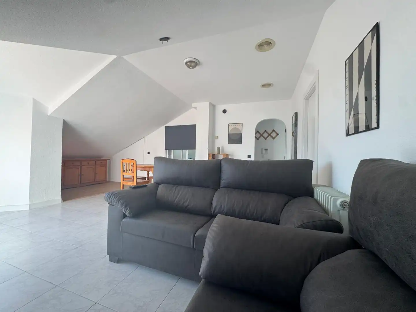 Living room of Attic for rent in Valdepeñas  with Air Conditioner, Heating and Terrace