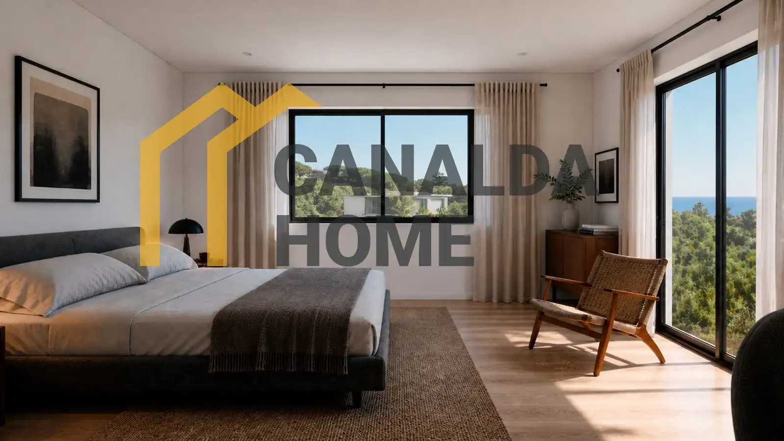 Habitación de Casa o chalet en venta en Sant Vicenç de Montalt con Aire acondicionado, Calefacción y Jardín privado