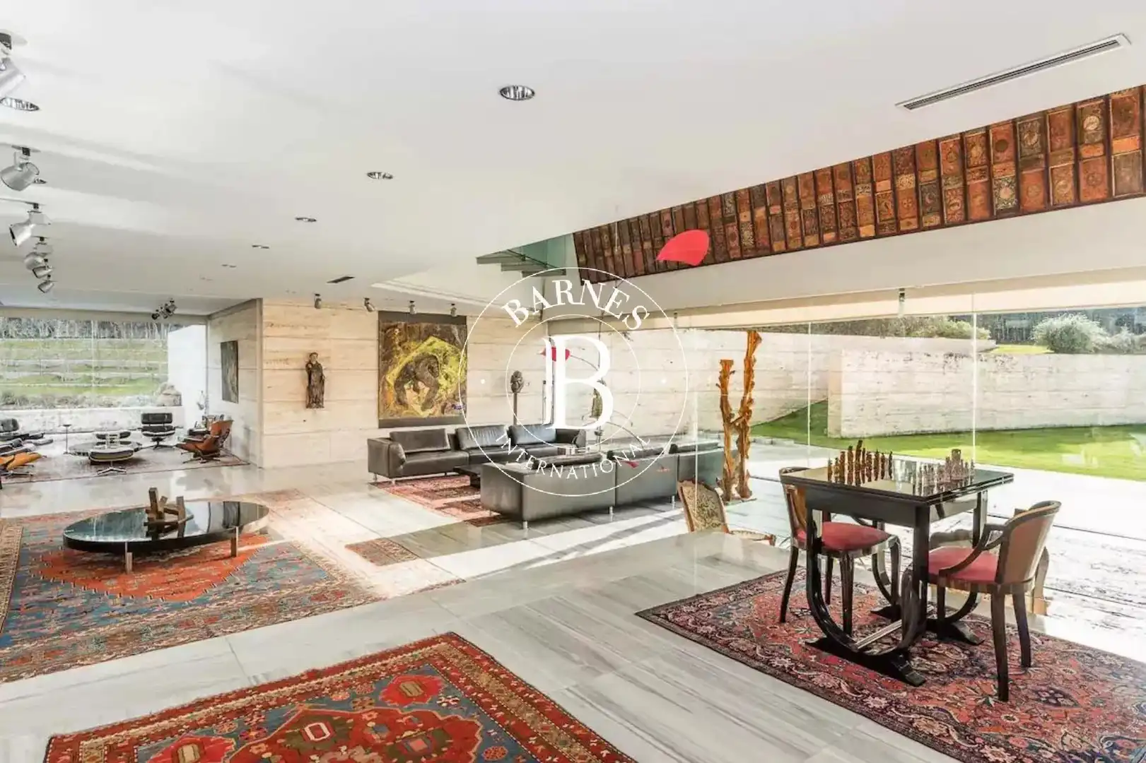 Sala de estar de Casa o chalet de alquiler en Pozuelo de Alarcón con Aire acondicionado, Calefacción y Jardín privado