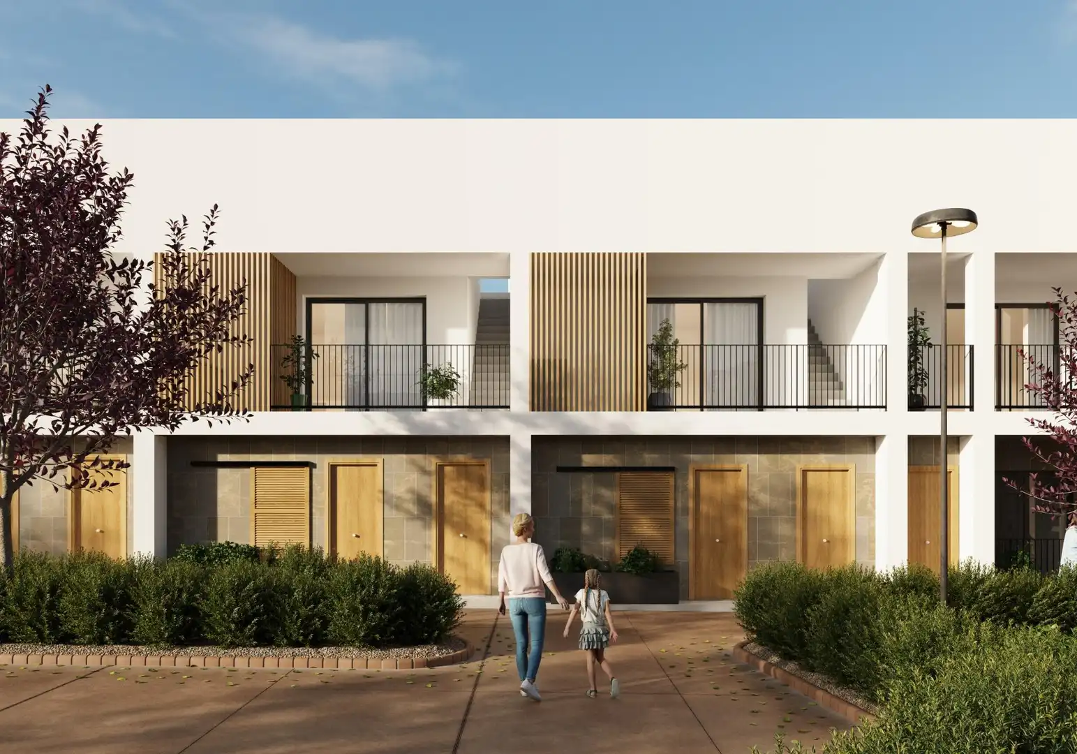 Vista exterior de Ático en venta en  Palma de Mallorca con Calefacción, Jardín privado y Terraza