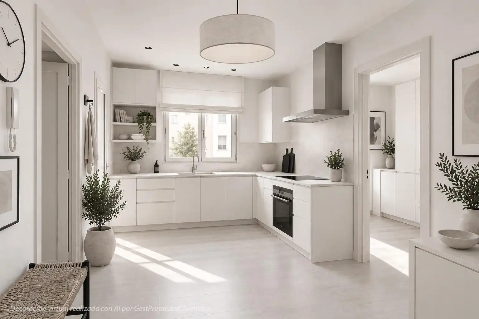 Kitchen of Flat for sale in  Palma de Mallorca  with Air Conditioner, Private garden and Terrace