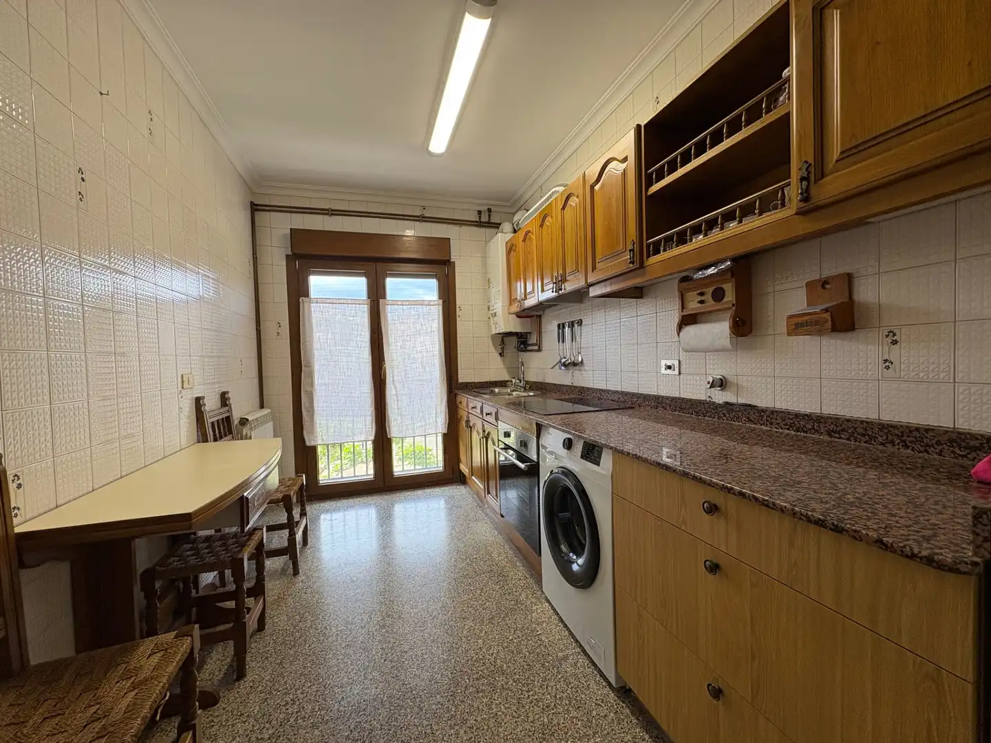 Küche von Wohnung zur Miete in Quel mit Heizung, Möbliert und Ofen