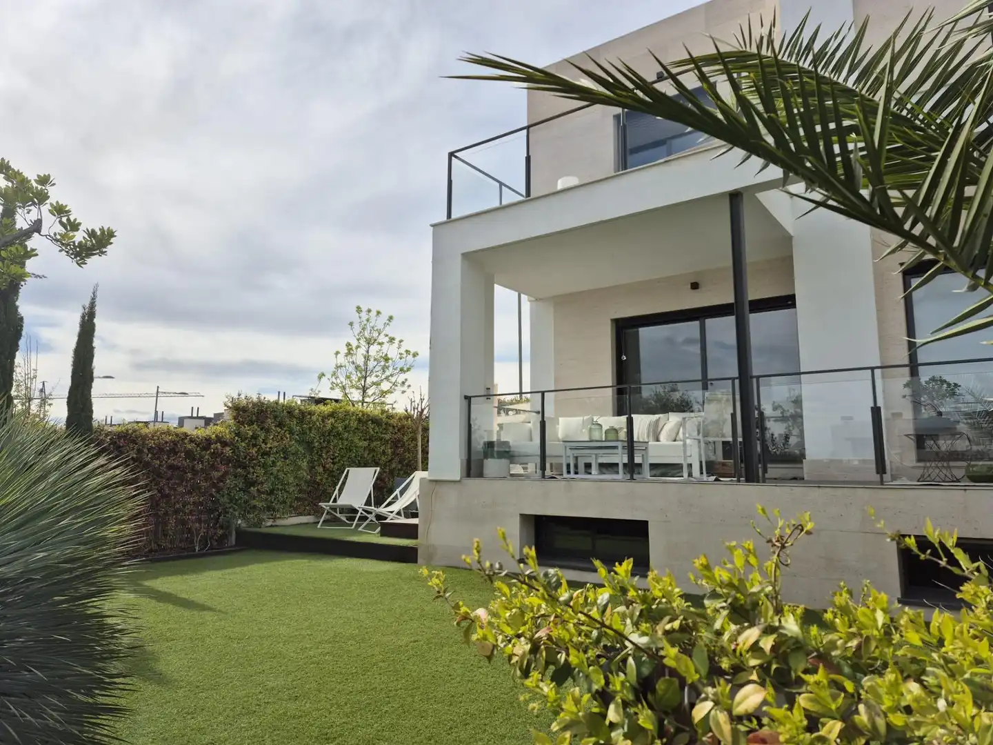 Terraza de Casa adosada de alquiler en Boadilla del Monte con Calefacción, Jardín privado y Terraza