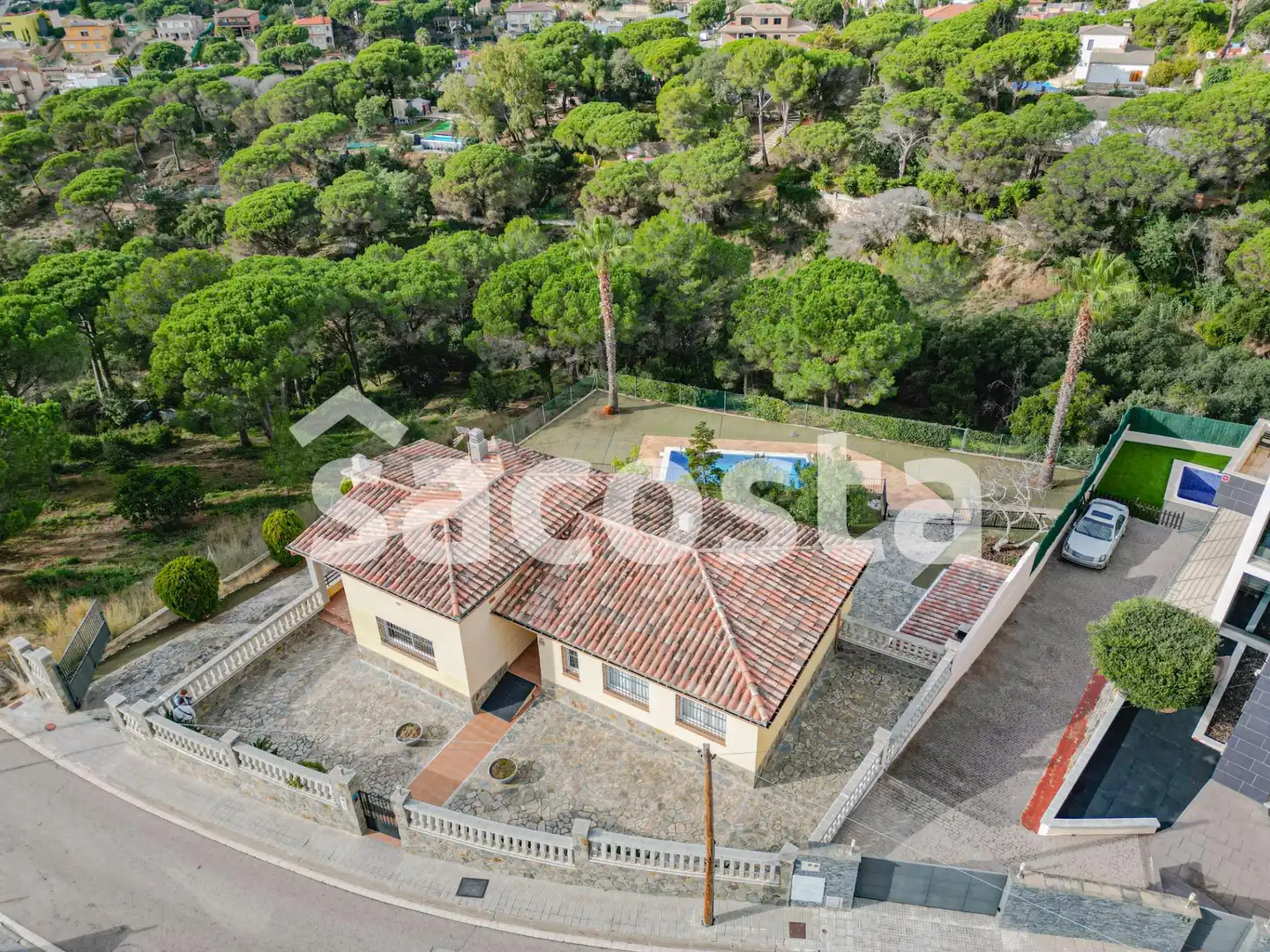Vista exterior de Casa o chalet en venta en Lloret de Mar con Aire acondicionado, Calefacción y Jardín privado