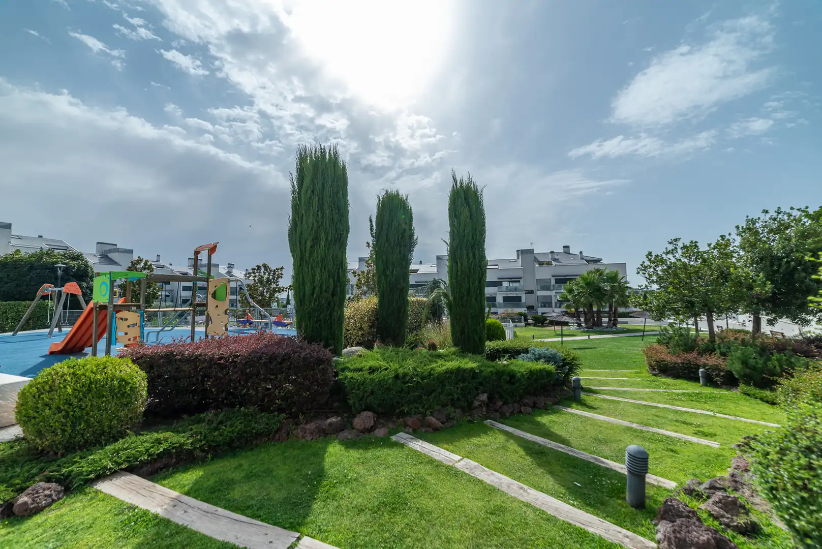 Jardín de Planta baja en venta en Boadilla del Monte con Aire acondicionado, Calefacción y Jardín privado