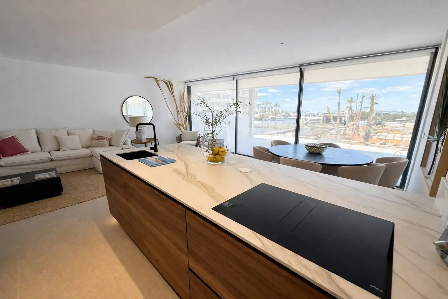 Küche von Wohnung zum Verkauf in Cartagena mit Klimaanlage, Heizung und Terrasse