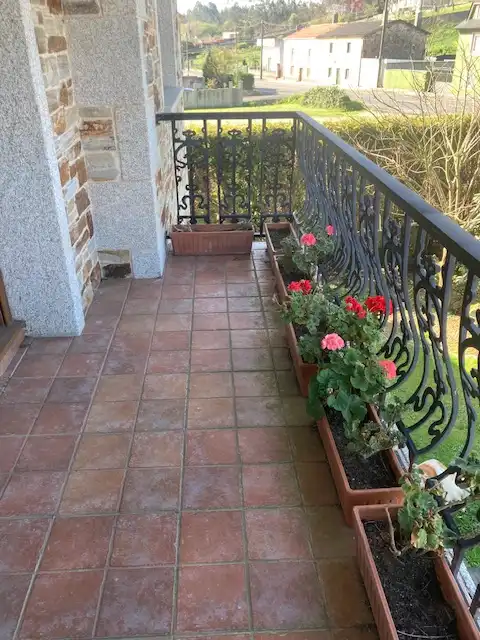 Terraza de Casa o chalet en venta en Carballo con Calefacción, Jardín privado y Parquet