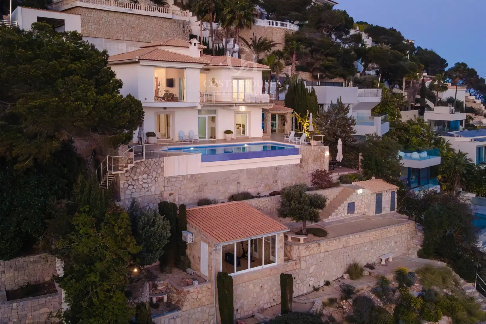 Exterior view of Houses for sale in Jávea / Xàbia  with Air Conditioner, Private garden and Terrace