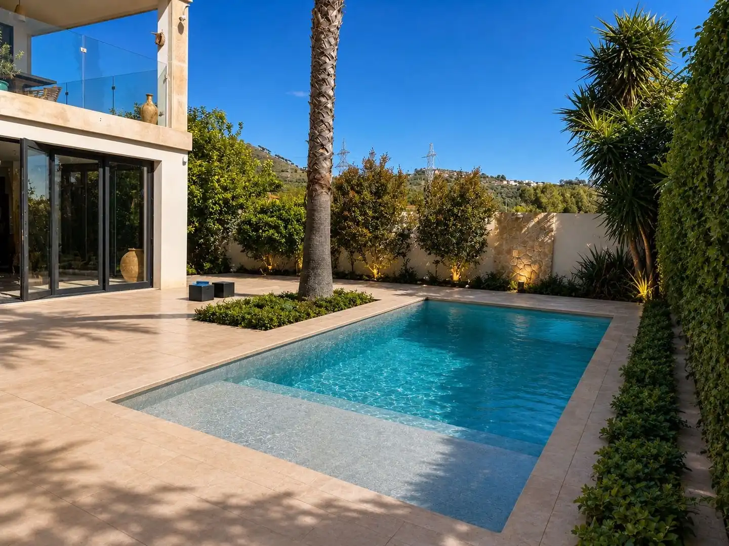 Piscina de Casa o xalet de lloguer en Sant Just Desvern amb Aire condicionat, Calefacció i Terrassa