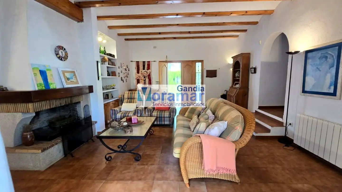 Sala de estar de Casa o chalet de alquiler en Barx con Jardín privado, Terraza y Piscina