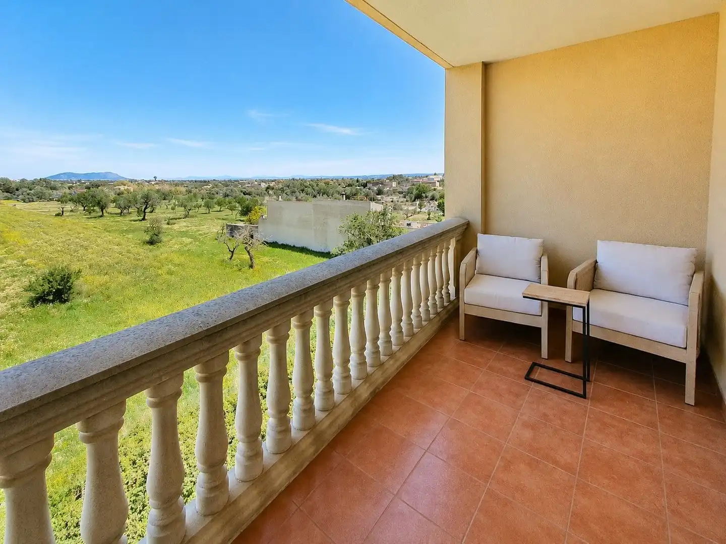 Balcony of Flat for rent in Binissalem  with Air Conditioner