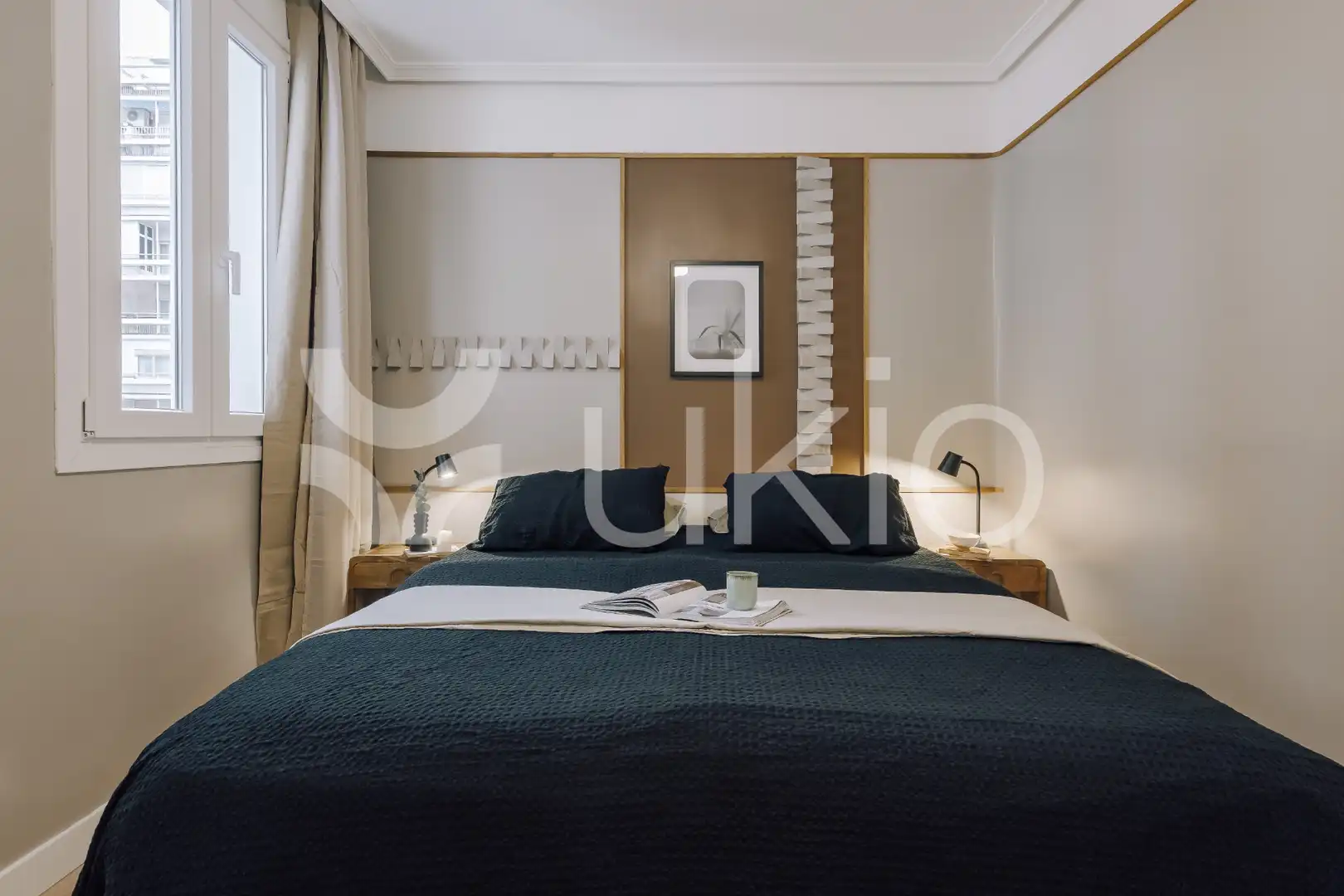Habitación de Apartamento de alquiler en Madrid con Aire acondicionado, Calefacción y Amueblado
