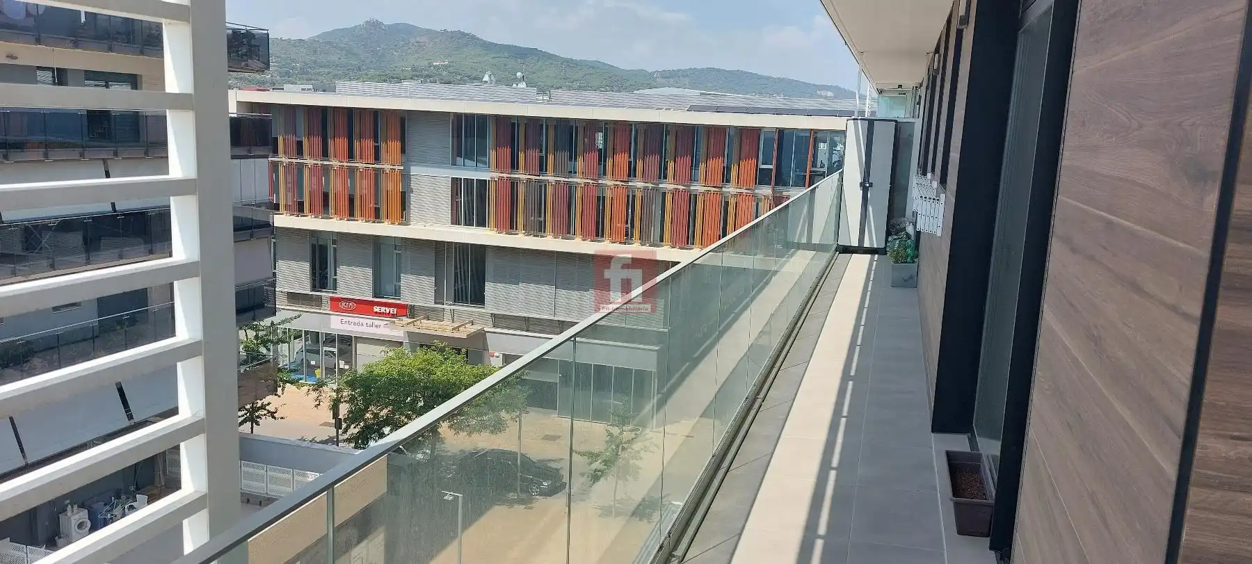Terrasse von Wohnung zur Miete in Mataró mit Klimaanlage, Heizung und Parkett