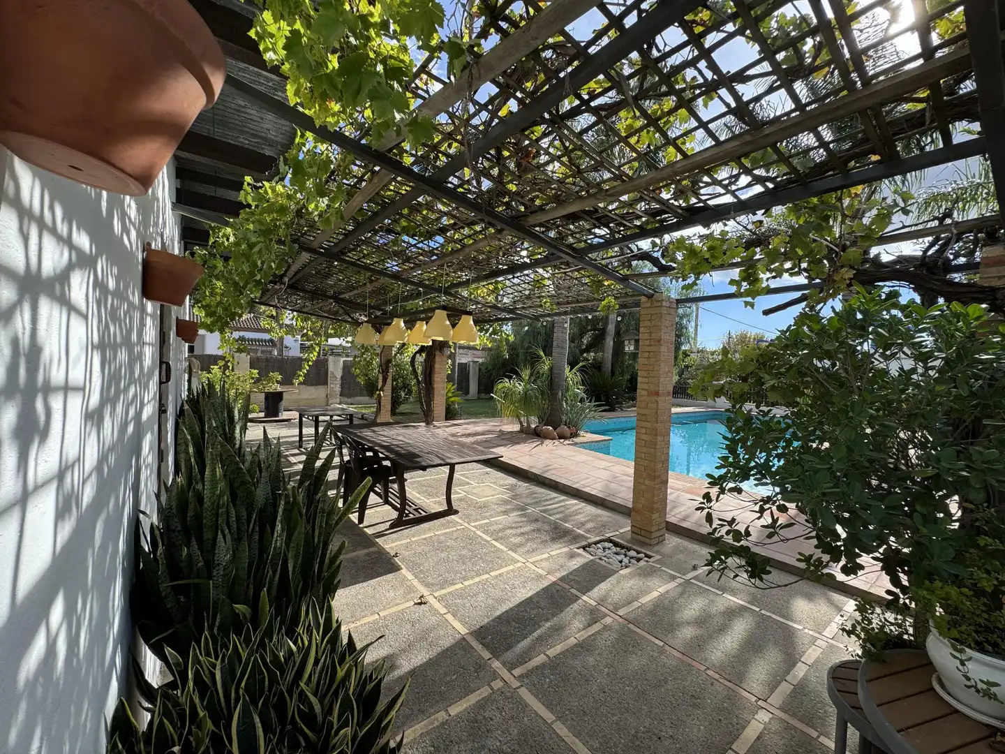 Piscina de Casa o xalet en venda en El Puerto de Santa María amb Jardí privat, Terrassa i Piscina