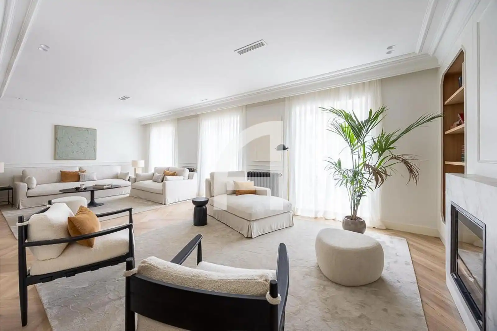 Living room of Duplexes for sale in Madrid  with Air Conditioner, Heating and Terrace