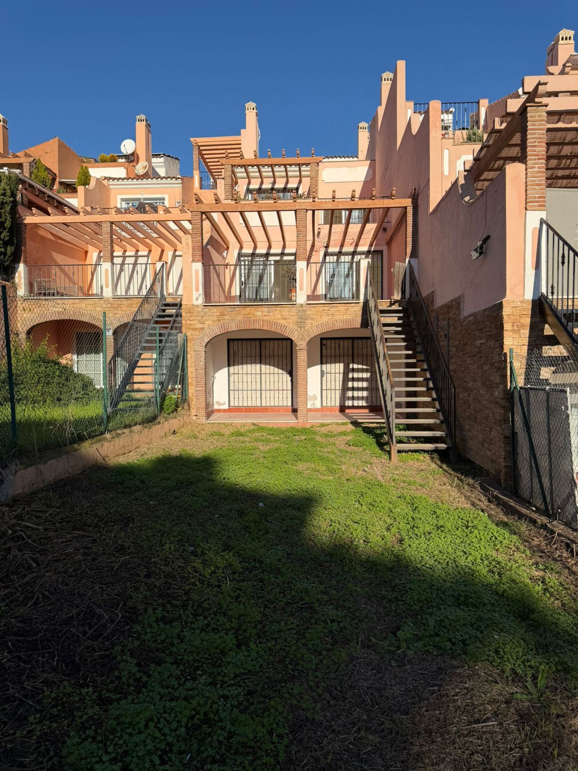 Exterior view of Single-family semi-detached for sale in Mijas  with Heating, Private garden and Terrace