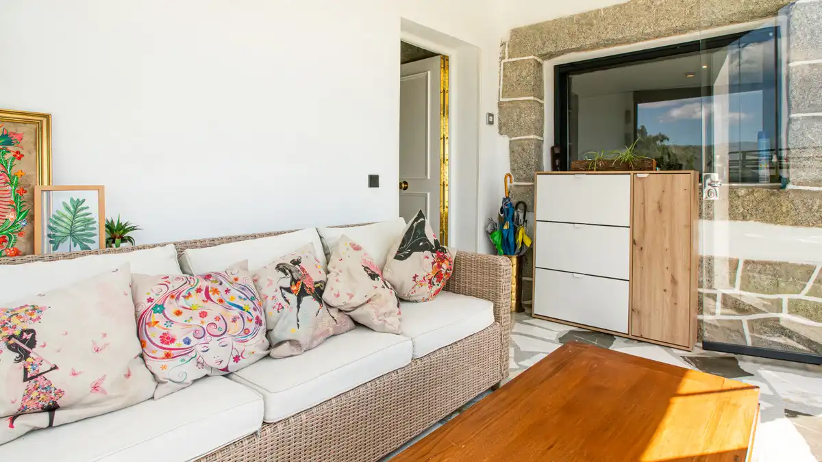 Sala d'estar de Casa o xalet en venda en Fresnedillas de la Oliva amb Aire condicionat, Calefacció i Jardí privat