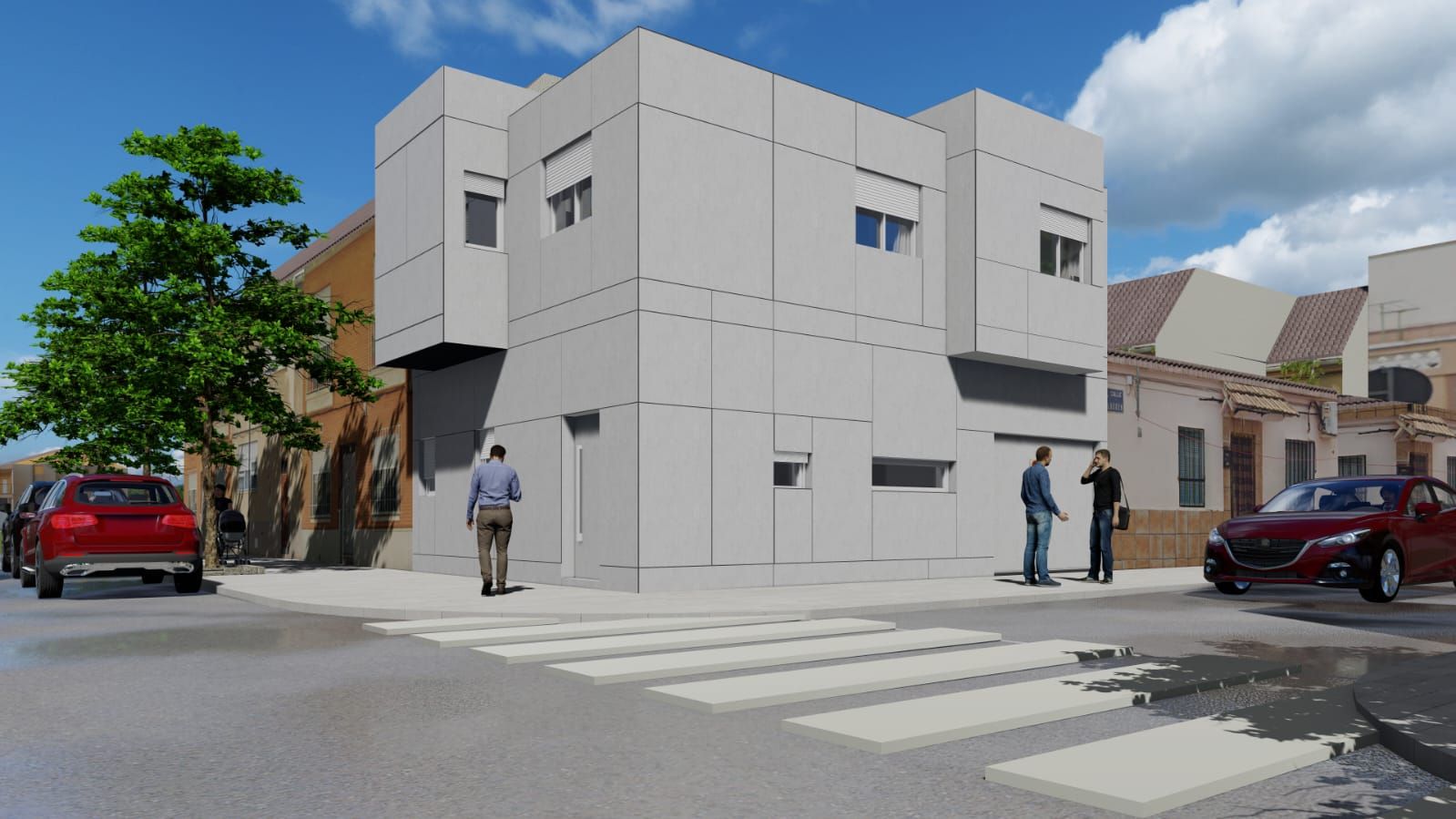 Exterior view of House or chalet for sale in Ciudad Real Capital  with Air Conditioner, Heating and Terrace