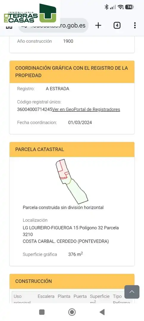 Casa o xalet en venda en Cerdedo amb Calefacció