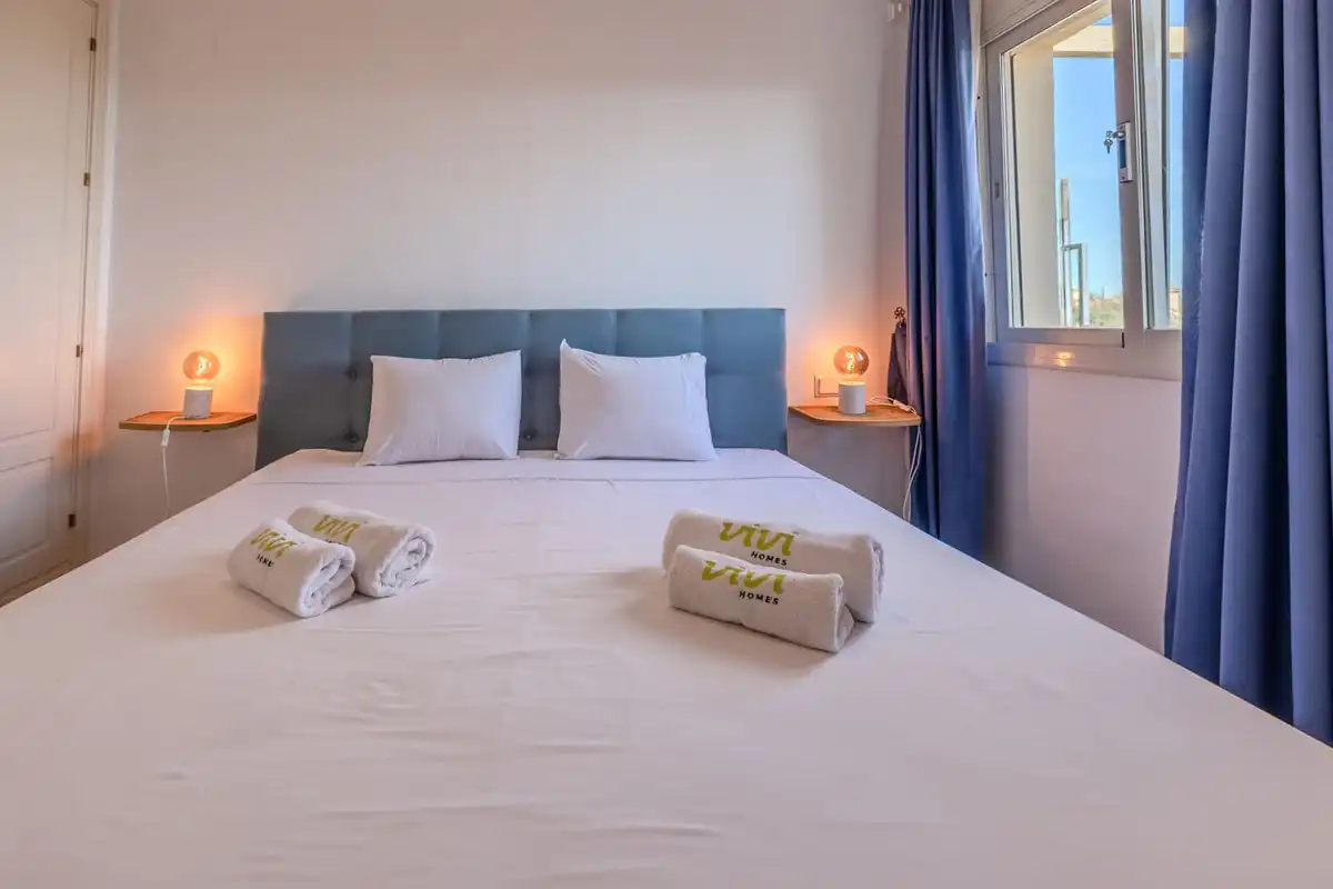 Schlafzimmer von Dachboden zum Verkauf in Ojén mit Klimaanlage, Terrasse und Abstellraum