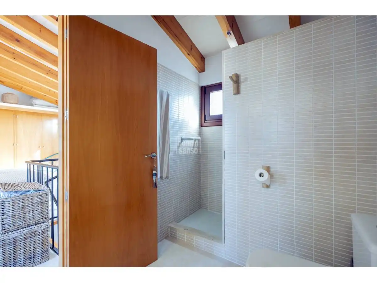 Baño de Apartamento en venta en Es Castell con Terraza